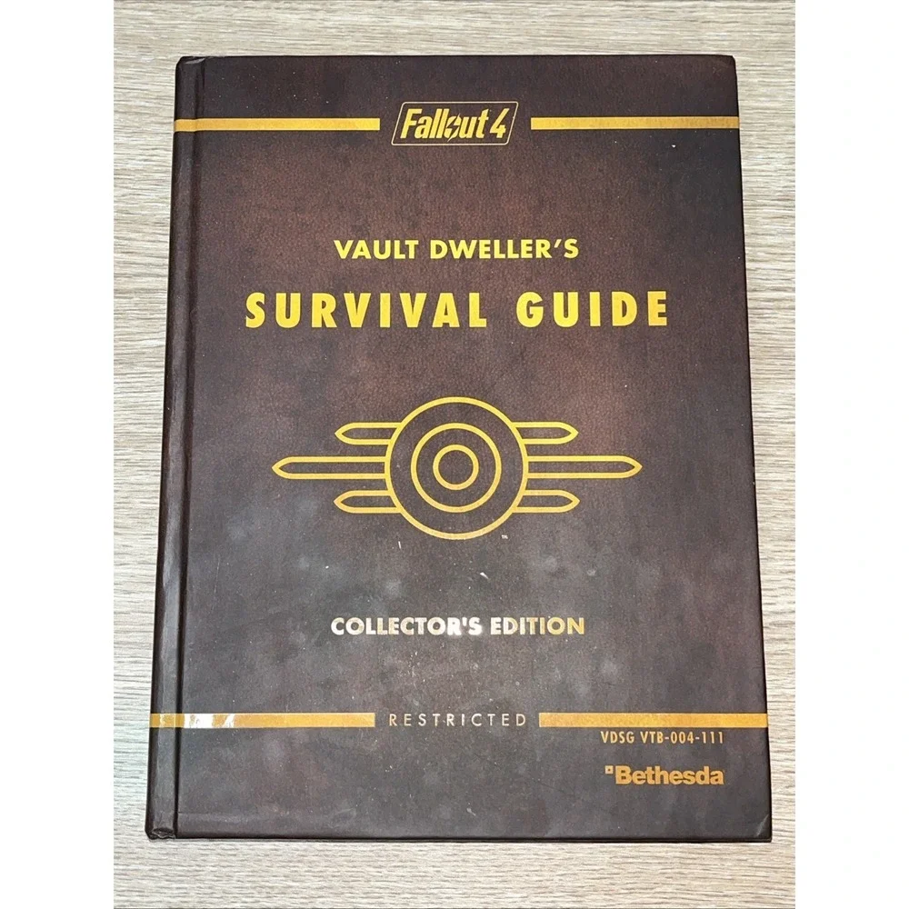 Fallout 4 Vault Dwellers Survival Guide Collector's Edition Restricted Hardcover